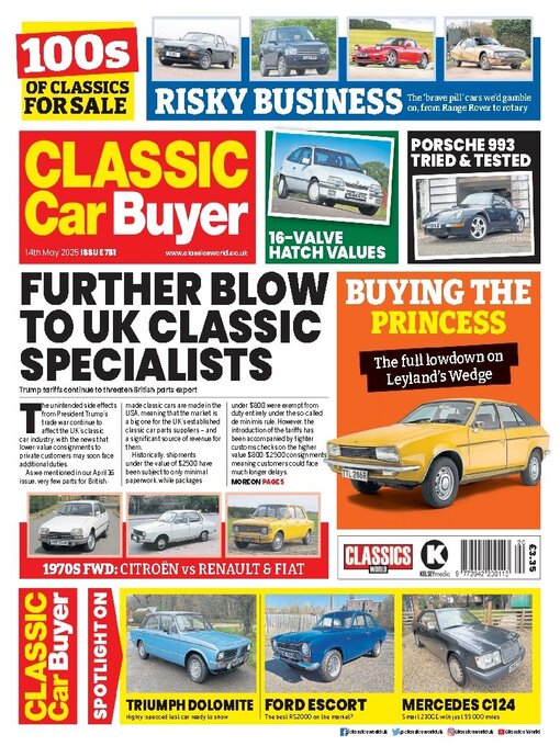 Title details for Classic Car Buyer by Kelsey Publishing Ltd - Available
